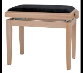 BANQUETTE PIANO - NATUREL MAT ASSISE VELOURS  67799