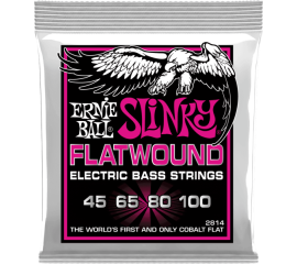 ERNIE BALL  - 2814 - FLATWOUND  SUPER SLINKY 45-100 ceb-2814-b