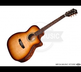GUILD - OM-260 CE DELUXE - SOFT EDGE BURST guitare-electro-acoustique-guild-om-260-ce-deluxe